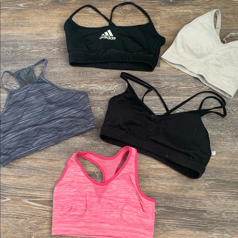 Bundle of 5 sports bras